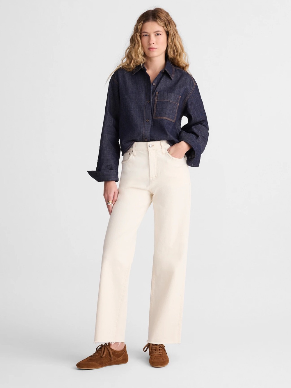 Madewell Perfect Vintage Wide-Leg Crop Jeans